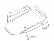 Захист КПП Audi A4 1994-2001 Tiptronic Кольчуга