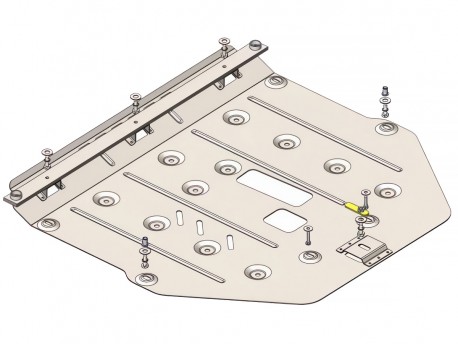 Захист двигуна та КПП Honda Civic XI 2021- ліфтбек Кольчуга ZiPoFlex