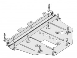 Захист двигуна та КПП SsangYong Torres 2023- АКПП Кольчуга ZiPoFlex