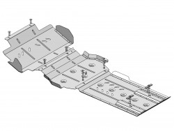 Захист двигуна та КПП Haval H5 2023- Кольчуга ZiPoFlex