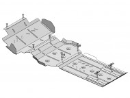 Захист двигуна та КПП Haval H5 2023- Кольчуга ZiPoFlex