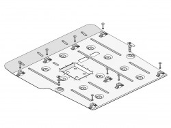 Захист двигуна BYD Atto 3 2022- Кольчуга ZiPoFlex