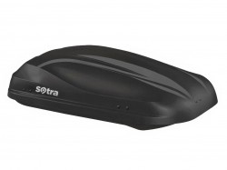 Бокс на крышу Junior Altro Black на 370 литров матовый