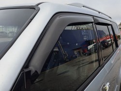 Ветровики Mitsubishi Pajero Wagon 3, 4 EGR черный 4 шт.
