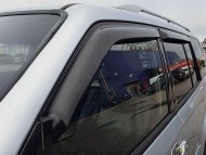 Ветровики Mitsubishi Pajero Wagon 3, 4 EGR черный 4 шт.