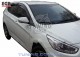 Вітровики Hyundai Accent хетчбек 11-17 EGR чорний 4 шт. - фото 1