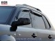 Вітровики Hyundai Tucson 04-14 EGR чорний 4 шт. - фото 1