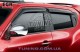 Ветровики Nissan Juke 10- EGR черный 4 шт. - фото 1