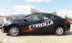 Молдинги дверей Toyota Corolla 2013- F1620 Rider