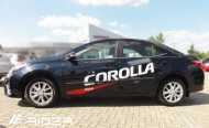 Молдинги дверей Toyota Corolla 2013-F1620 Rider