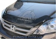 Дефлектор капота на Honda CR-V 2010-2012 з лого EGR Темний