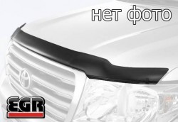 Дефлектор капота на Mitsubishi Colt 2009-2012 с лого EGR темный