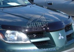 Дефлектор капота на Mitsubishi Outlander 2003-2011 EGR темный