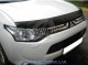 Дефлектор капота на Mitsubishi Outlander 2012- EGR темный - фото 1