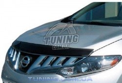 Дефлектор капота на Nissan Murano 2008-2015 с лого EGR темный
