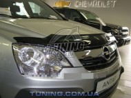 Дефлектор капота на Opel Antara 2006-2011 EGR Темний