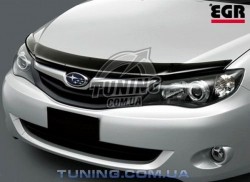 Дефлектор капота на Subaru Impreza 2007-2011 EGR Темний