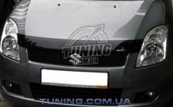 Дефлектор капота на Suzuki Swift 2005-2011 EGR темный
