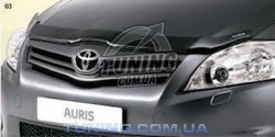Дефлектор капота на Toyota Auris 2010-2012 EGR темный