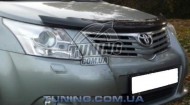 Дефлектор капота на Toyota Avensis 09-11,11- EGR темный
