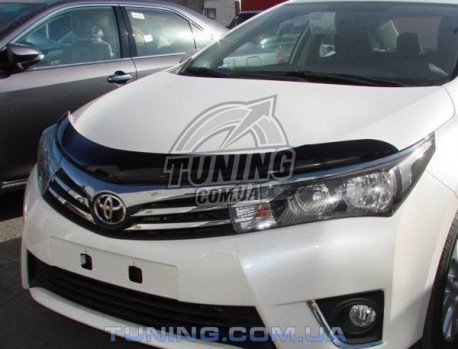 Photo Дефлектор капота на Toyota Corolla 2013- EGR темный