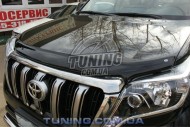 Дефлектор капота на Toyota Land Cruiser Prado 2013-2017 EGR темный