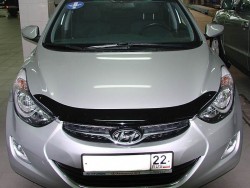Дефлектор капота Hyundai Elantra 2011- SIM