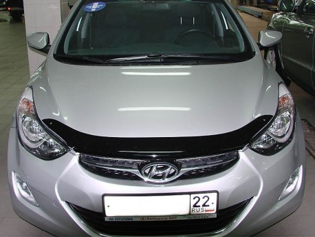 Фото Дефлектор капота Hyundai Elantra 2011- SIM