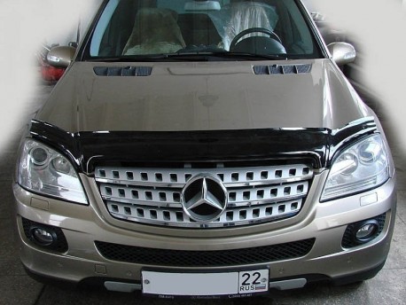 Фото Дефлектор капота Mercedes ML 2005-2011 SIM