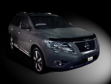 Photo Дефлектор капота Nissan Pathfinder 2015- SIM