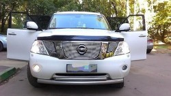 Дефлектор капота Nissan Patrol 2010- SIM