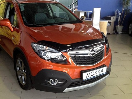 Photo Дефлектор капота Opel Mokka 2012- SIM