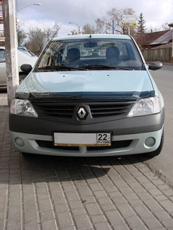Дефлектор капота Renault Logan 2004-2013 SIM