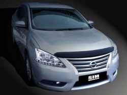 Дефлектор капота Nissan Sentra 2015- SIM