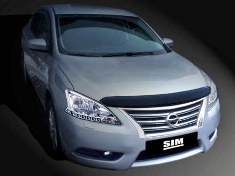 Photo Дефлектор капота Nissan Sentra 2015- SIM
