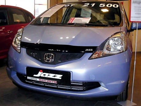 Photo Дефлектор капота Honda Jazz 2008-2011 EGR