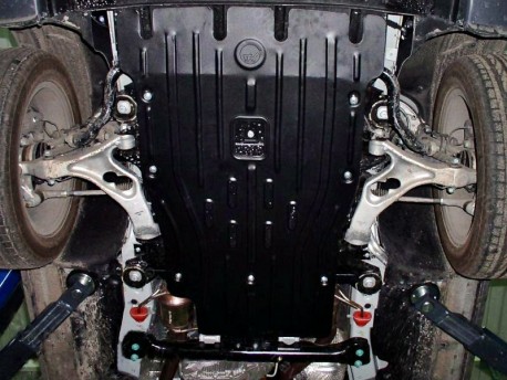 Photo Защита двигателя Audi Q7 2006-2015 Полигон