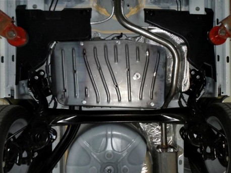 Photo Защита топливного бака Fiat 500 2012- Полигон