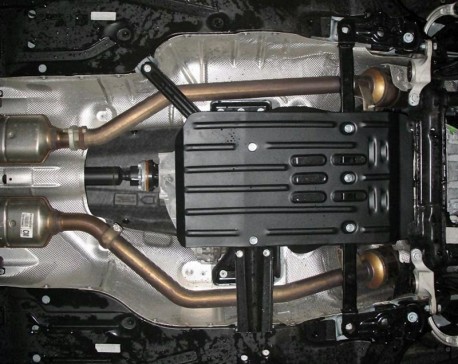 Фото Захист коробки Mercedes ML W164 2005-2011 Полігон