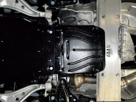 Photo Защита коробки Mercedes ML W166 2011- Полигон