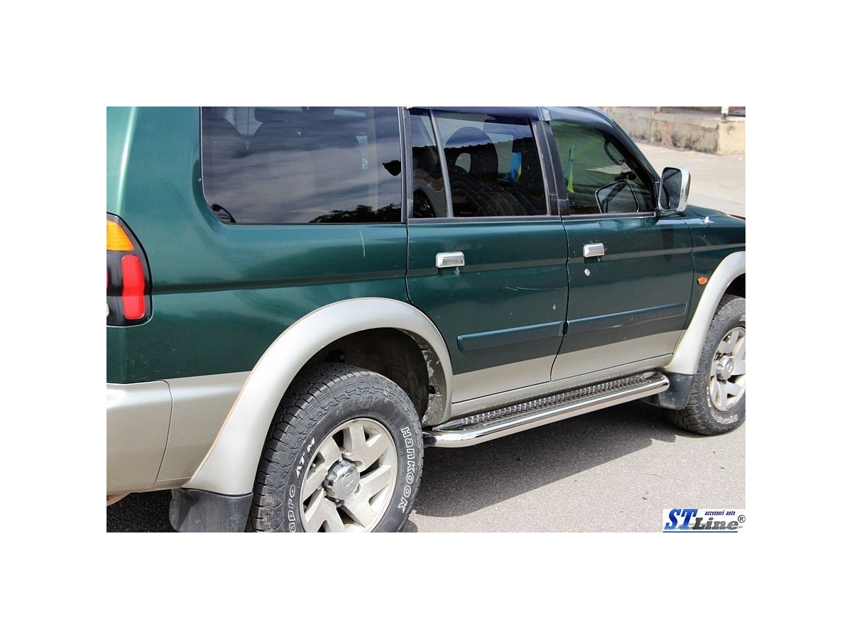 Паджеро спорт 1 пороги. Mitsubishi Pajero Sport 1998-2008 подножки. Пороги Митсубиси Паджеро спорт 1. Подножки Паджеро спорт 1. Защита порогов Паджеро 3 труба.