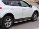 Боковой порог с нержавейки Toyota Rav-4 2013- - фото 2