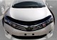 Дефлектор капота Toyota Corolla 2013- SIM - фото 1