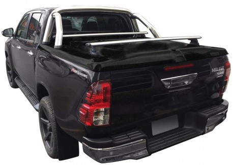 Фото Кришка кузова з дугами Toyota Hilux 15 - чорна Tango Proform