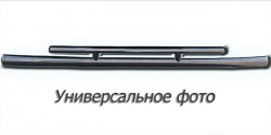 Передний ус двойная труба ST016 на Chevrolet Niva 2002-2009, 2010-