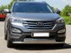 Передний ус двойная труба на Hyundai Santa Fe 2013- - фото 3