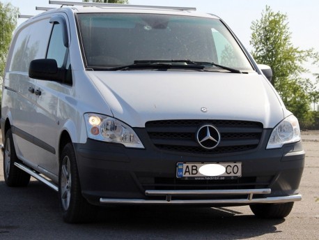 Photo Передний ус двойная труба ST016 на Mercedes Vito 2010-2014