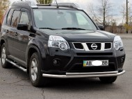 Передній вус подвійна труба на Nissan X-Trail 2007-2014