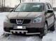 Передний ус ступенчатый с грилем на Nissan Qashqai 2007-2010 - фото 1