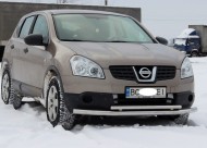 Передній вус подвійна труба на Nissan Qashqai 2007-2010